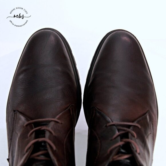 Ecco CityTray Avant Leather Ankle Boots Brown Men EU 46 US‎ 12-12.5 main image 8